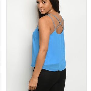 Sale! Blue Tank Top